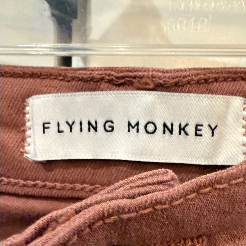 Flying Monkey Brown Button-Front Pencil Skirt - image 2